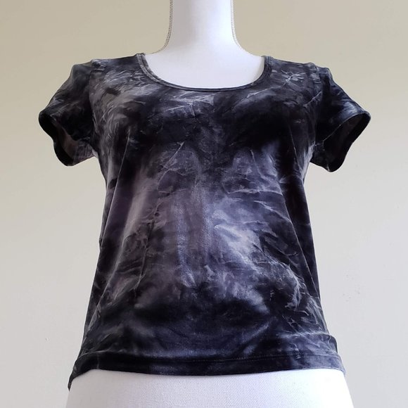 American Eagle Tie-Dye Velvet T-Shirt Size SP - Picture 8 of 8